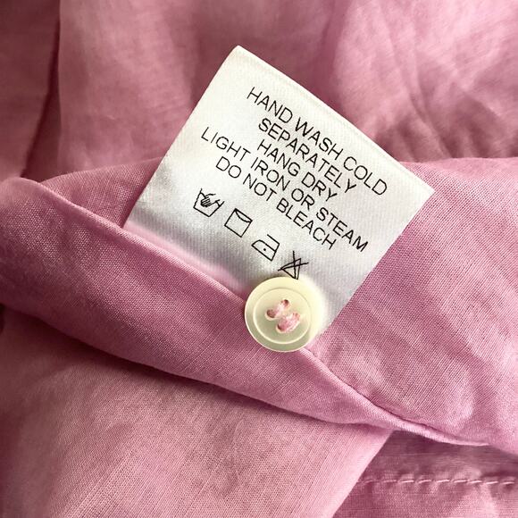 Xirena Hart Dress Pink Posy Block Print Cotton Silk Blend XL NWT - Picture 11 of 11